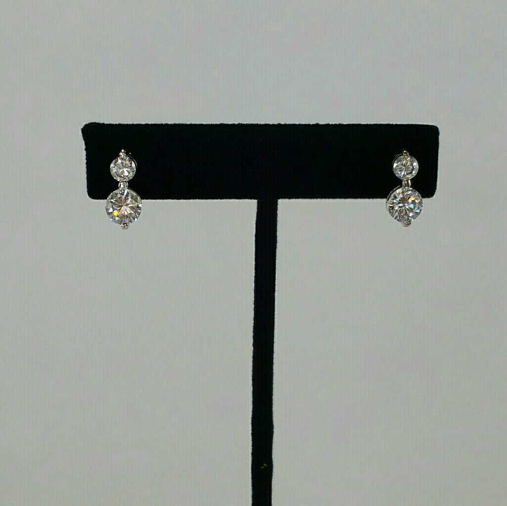 Sterling Siver CZ Earrings
